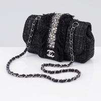 Chanel Tweed & Swarovski Crystal Flap Handbag - Sold for $3,584 on 05-17-2026 (Lot 642).jpg